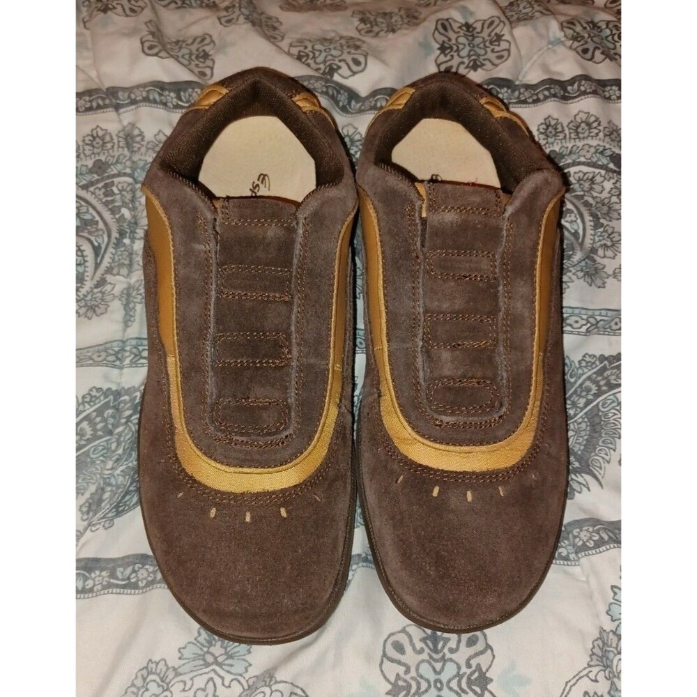 Espiral Womens Helix Sport Brown Leather Shoes Size 8.5